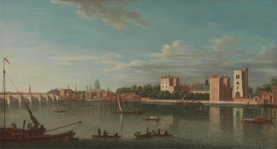 El Támesis en el Palacio de Lambeth de Unbekannt Unbekannt